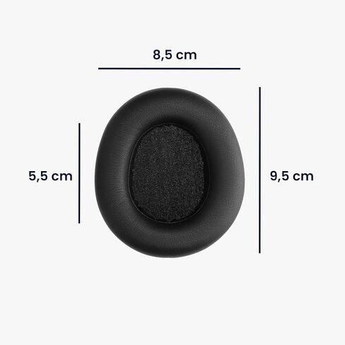 kwmobile Ear Pads Compatible with SteelSeries Arctis Nova Pro Earpads - 2X Replacement for Headphones - Black in Kuwait