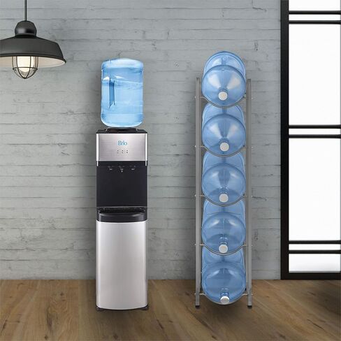 BRIO Single Column Gallon Stands (GREY) (3-TIER) in Saudi Arabia