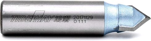 7/8 بوصة قطع ضياء 1/2 بوصة عرقوب النجارة 90 درجة كربيد يميل 2-الفلوت V-الأخدود راوتر بت in Kuwait