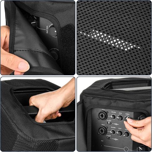 غطاء مكبر صوت Facmogu لمكبر صوت Bose S1 Pro بتقنية البلوتوث، غطاء شبكي قابل للفتح الجانبي المحمول حافظة واقية لمكبر صوت Bose، حقائب حمل مقاومة للغبار أثناء السفر لـ Bose S1 Pro، جزء ملحقات مكبر الصوت in Saudi Arabia