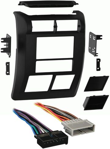 Metra 95-6549 2-DIN Dash Kit For Select 1997-2002 Jeep Wrangler with Harness Combo + FREE Tweeters in Saudi Arabia
