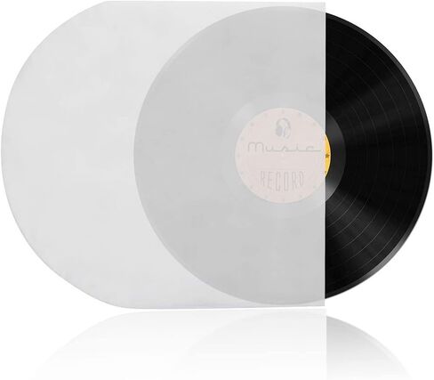 Zunate 100pcs Record Sleeves, 10in Record Protective Case Cover, Record Inner Sleeves, Anti-Static Protective Covers for 10inch Record Album Storage in Saudi Arabia