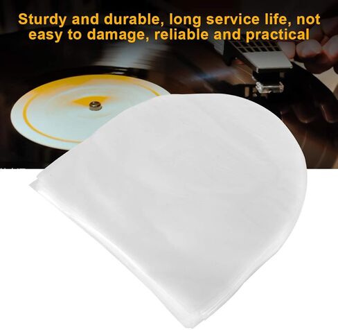 Zunate 100pcs Record Sleeves, 10in Record Protective Case Cover, Record Inner Sleeves, Anti-Static Protective Covers for 10inch Record Album Storage in Saudi Arabia