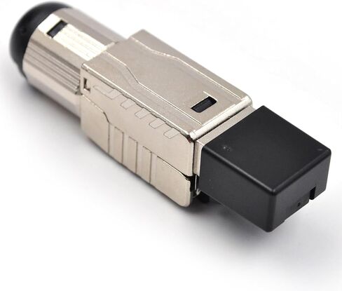 موصلات RJ45 أداة مجانية Cat8، Cat8 قابس إنهاء المجال المقابس المعيارية المحمية لـ 2000 ميجا هرتز 2 جيجا هرتز 40 جيجا، 22AWG-24AWG، مجموعة من 6 in Saudi Arabia