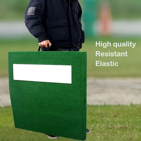 4 '' المحمولة دائم الكرة اللينة البيسبول نصب التل دعم قوي نصب التل مع سطح العشب 10mm ل Pichers في الهواء الطلق in Kuwait