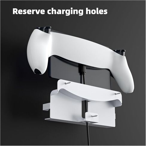 حامل تثبيت على الحائط من ECHZOVE PS Portal، طقم تثبيت على الحائط متوافق مع مشغل PlayStation Portal Remote Player، حامل دعامة تثبيت على الحائط لملحقات بوابة PS5 - أبيض in Kuwait