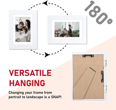 Toner Depot 2 Pack 4x6 Picture Frame, Quick-Change Photo Storage Display Frame for Wall and Tabletop Display, Photo Picture Frame with Clear Display (Gold) in Saudi Arabia