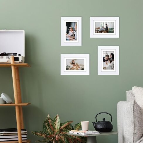 Toner Depot 2 Pack 4x6 Picture Frame, Quick-Change Photo Storage Display Frame for Wall and Tabletop Display, Photo Picture Frame with Clear Display (Gold) in Saudi Arabia