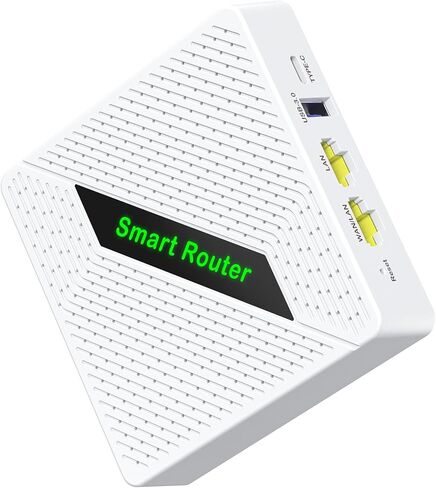Pocket-Sized Mini Portable WiFi Router,Wi-Fi 6 Dual Band Gigabit Travel Router with VPN, Multi-Mode Support(AP/Client/Repeater/Bridge/AP Client), Multi-Function in Kuwait