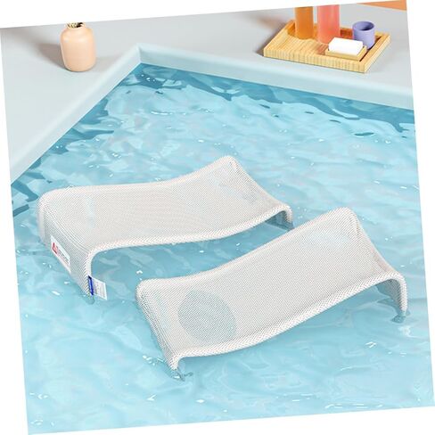 ibasenice شبكة حمام الطفل، دعم حمام الطفل، استحمام الرضع، مقعد حمام للرضع، مقعد حوض استحمام، حوض استحمام للطفل الرضيع، بساط حمام للأطفال، أحواض استحمام للأطفال، بساط حمام من الفولاذ الكربوني، أبيض، وسادة استحمام لحديثي الولادة in Kuwait