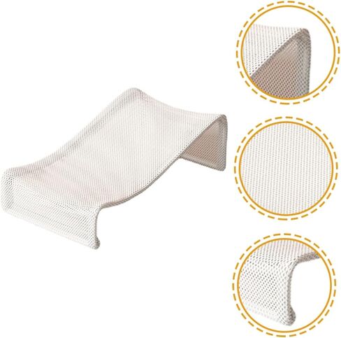 ibasenice شبكة حمام الطفل، دعم حمام الطفل، استحمام الرضع، مقعد حمام للرضع، مقعد حوض استحمام، حوض استحمام للطفل الرضيع، بساط حمام للأطفال، أحواض استحمام للأطفال، بساط حمام من الفولاذ الكربوني، أبيض، وسادة استحمام لحديثي الولادة in Kuwait