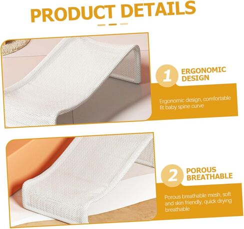 ibasenice شبكة حمام الطفل، دعم حمام الطفل، استحمام الرضع، مقعد حمام للرضع، مقعد حوض استحمام، حوض استحمام للطفل الرضيع، بساط حمام للأطفال، أحواض استحمام للأطفال، بساط حمام من الفولاذ الكربوني، أبيض، وسادة استحمام لحديثي الولادة in Kuwait