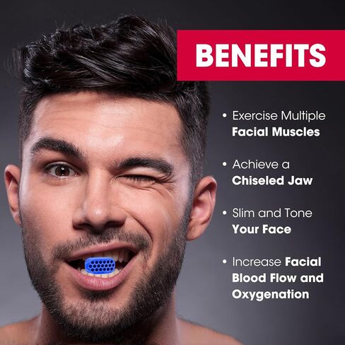 12PCS Jaw Exerciser for Men & Women, 3 Resistance Levels, Silicone Jawline Exerciser, Jaw Trainer Strengthener, Jawline Shaper, Jaw Line Exercise(U.S. Patent in Application Process) in Saudi Arabia