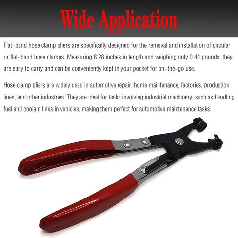 كماشة مشبك خرطوم مع شريط مسطح دوار، كماشة قفل أنابيب المياه التلقائية لإزالة وتركيب مشابك خرطوم من النوع الحلقي أو المسطح، وسخان المبرد، وكماشة خرطوم غسالة أداة الإزالة in Kuwait