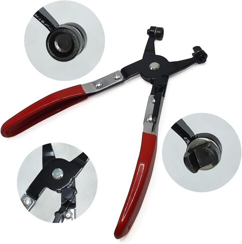 كماشة مشبك خرطوم مع شريط مسطح دوار، كماشة قفل أنابيب المياه التلقائية لإزالة وتركيب مشابك خرطوم من النوع الحلقي أو المسطح، وسخان المبرد، وكماشة خرطوم غسالة أداة الإزالة in Kuwait