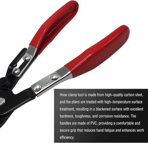 كماشة مشبك خرطوم مع شريط مسطح دوار، كماشة قفل أنابيب المياه التلقائية لإزالة وتركيب مشابك خرطوم من النوع الحلقي أو المسطح، وسخان المبرد، وكماشة خرطوم غسالة أداة الإزالة in Kuwait