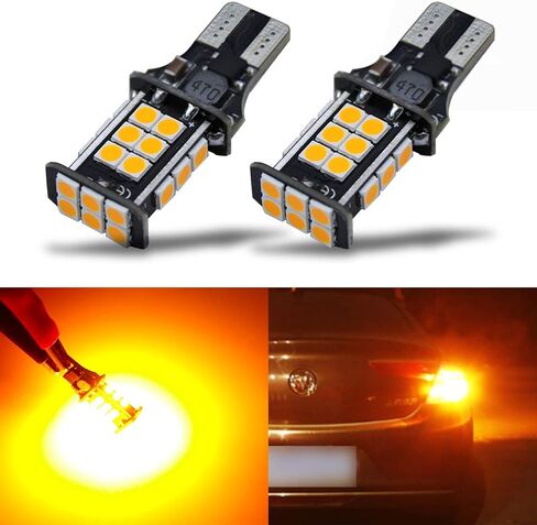 iBrightstar أحدث شرائح 3030 مشرقة للغاية T15 912 W16W 921 لمبات LED لأضواء الشاحنات، مصابيح الفرامل الثالثة، أزرق in Kuwait