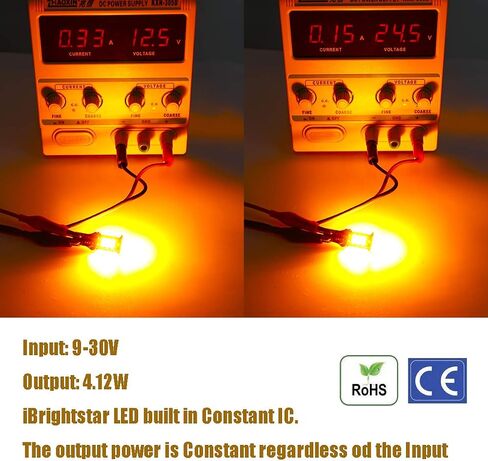 iBrightstar أحدث شرائح 3030 مشرقة للغاية T15 912 W16W 921 لمبات LED لأضواء الشاحنات، مصابيح الفرامل الثالثة، أزرق in Kuwait