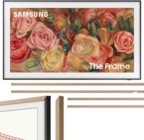 سامسونج QN55LS03DAFXZA 55 بوصة الإطار QLED 4K تلفزيون ذكي 2024 حزمة 55 بوصة الإطار إطار قابل للتخصيص خشب الساج الحديث in Kuwait