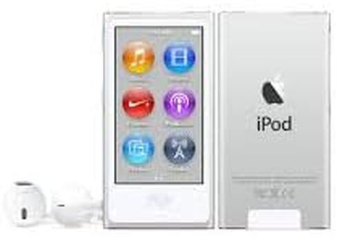 16 جيجابايت متوافق مع Mp3 من Appleipod Nano Silver الجيل السابع في صندوق أبيض عادي in Saudi Arabia