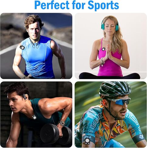 Bluetooth MP3 Player with OTG Function, 64GB Mini MP3 with Clip, Portable Lightweight Music Player with Earphone for Sports, Running, Cycling, Exercise in Saudi Arabia