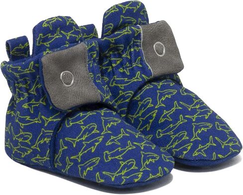 Robeez Baby Girls and Boys Crib Cotton Snap Booties with Slip-Resistant Soles for Infant and Toddler, 0-18 Months in Kuwait