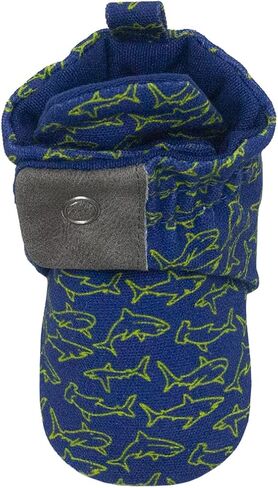 Robeez Baby Girls and Boys Crib Cotton Snap Booties with Slip-Resistant Soles for Infant and Toddler, 0-18 Months in Kuwait