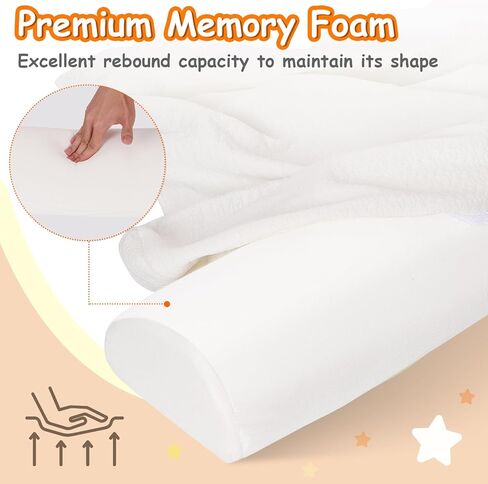 omzer Toddler Bed Rail Bumper - Bed Rail Guard Premium Foam Bed Bumpers for Toddlers with Secure Fit and Easy Cleaning Ideal for Travel and Home Use in Kuwait