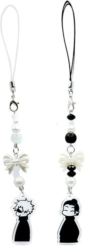 Anime JJK Keychain Cute Goj and Get Inspired Phone KY2 Phone Charms for Fan Collection Props Gift in Saudi Arabia