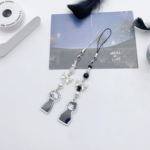 Anime JJK Keychain Cute Goj and Get Inspired Phone KY2 Phone Charms for Fan Collection Props Gift in Saudi Arabia