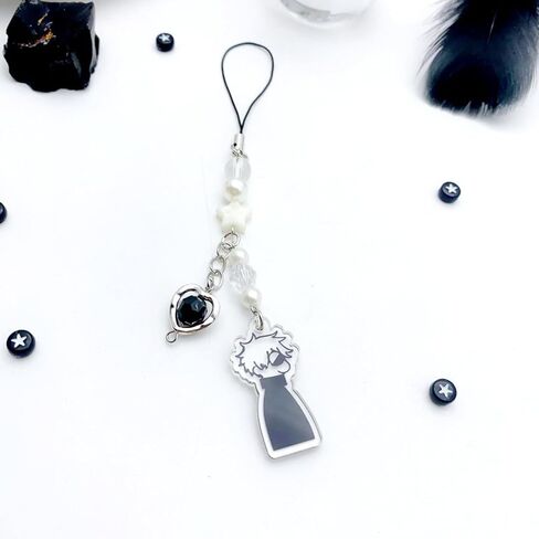 Anime JJK Keychain Cute Goj and Get Inspired Phone KY2 Phone Charms for Fan Collection Props Gift in Saudi Arabia