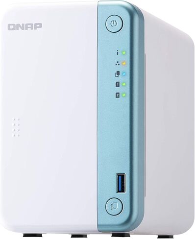 QNAP TS-251D-2G 2 Bay Home NAS مع وحدة المعالجة المركزية Intel® Celeron® J4005 ومنفذ واحد بسرعة 1 جيجابت in Kuwait
