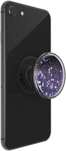 PopSockets: PopGrip Expanding Stand and Grip with a Swappable Top for Phones & Tablets - Tidepool Galaxy Purple in Saudi Arabia