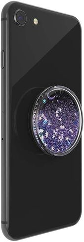 PopSockets: PopGrip Expanding Stand and Grip with a Swappable Top for Phones & Tablets - Tidepool Galaxy Purple in Saudi Arabia