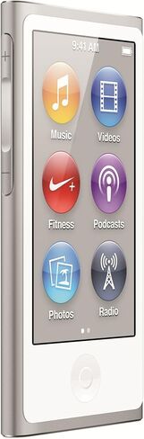 Apple iPod Nano 16 GB (الجيل السابع) أحدث طراز (فضي) (متجدد) in Saudi Arabia