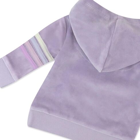 HonestBaby Velour Pullover Hoodie and Zip Front Sweatshirt and Jogger Sweatpants Set in Saudi Arabia
