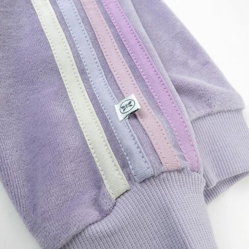 HonestBaby Velour Pullover Hoodie and Zip Front Sweatshirt and Jogger Sweatpants Set in Saudi Arabia