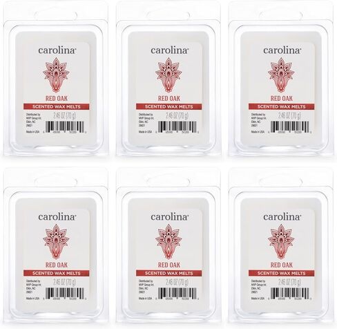 Carolina Candle Green Tea & Citrus Scented Wax Melts, Soy-Based White Wax Blend, 6 Wax Cubes, 2.46 oz - Pack of 6 in Kuwait