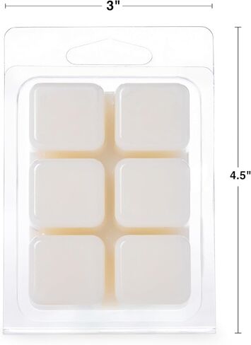 Carolina Candle Green Tea & Citrus Scented Wax Melts, Soy-Based White Wax Blend, 6 Wax Cubes, 2.46 oz - Pack of 6 in Kuwait