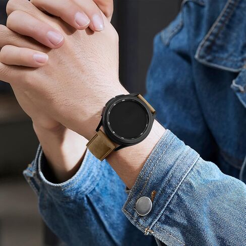Meliya 20mm Watch Bands Quick Release Genuine Leather Replacement Wristband Straps for Men Women in Saudi Arabia