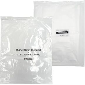 5.9"x 5.9"（50 Count）Frosted Clear Plastic Bags Frosted Clear Plastic Bags,Resealable Polypropylene Poly Bags for Packaging,Self Seal & Reinforced -Storage Bags with Slider Closure(Transparent type) (5.9 x 5.9) in Kuwait