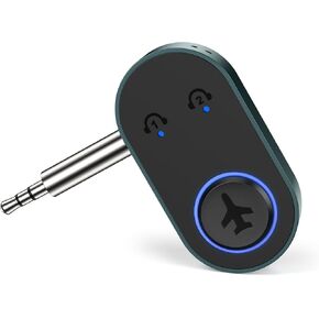 محول بلوتوث Aux من LOFICOPER للسيارة، جهاز استقبال إرسال بلوتوث 5.3، محول صوت بلوتوث، جهاز استقبال موسيقى عازل للضوضاء مع عمر بطارية 16 ساعة، اتصال مزدوج للستيريو المنزلي، تلفزيون in Kuwait