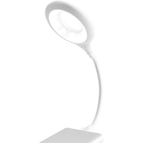 White 2 PCS USB Connection Reading Lamp -Flexible LED Reading Lamp with Gooseneck -12-LEDs -Computer Lamp -Ideal for Travel for Laptop Notebook