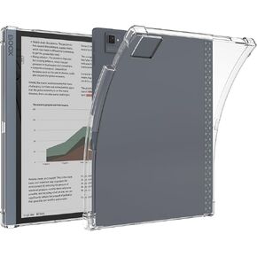 Clear Case for 10.3" Onyx Boox Tab Ultra/Boox Tab Ultra C/Boox Tab Ultra C Pro Tablet - Slim Lightweight TPU Transparent Flexible Soft Back Shell Cover with Pen Holder (Clear)