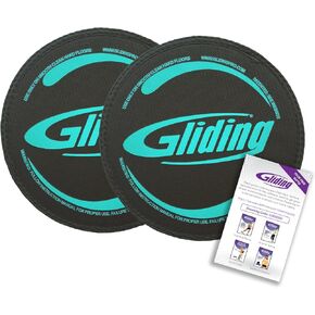 Discs for Working Out - Exercise Sliders for Carpet & Hardwood Floors 1 Pair, Authentic Workout Sliders Disc for Full Body Resistance Workout, Includes 4 Streaming Video Workouts