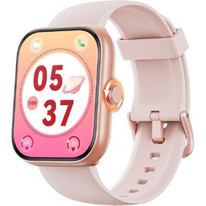 ENOMIR Smart Watch for Women Men (Answer/Make Calls) Compatible with iPhone/Android/Samsung, Alexa Built-in, [1.91" HD Screen] Waterproof Fitness Watch with Heart Rate/Sleep/SpO2 Monitor（Pink