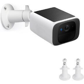UYODM 2 Pack Wall Mount Holder Compatible with eufyCam 2C/2C Pro, 2/2 Pro, 3C/S300, 3/S330,SoloCam S220/C210, 360°Rotation Security Bracket with 1/4 Screw Thread, Camera Not Included (White)