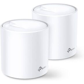 TP-Link Deco W3600 Whole-Home Mesh Wi-Fi 6 System, 2 Ports, Dual-Band 2.4 GHz/5 GHz