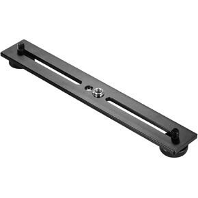 Andoer Dual Camera Mount Tripod Bracket Camera Flash Brackets Extension Bar with 1/4 Inch Screw for Camera DSLR LED Light Stand Microphone