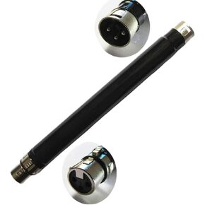 30 cm Electric Reciprocating Tools Vac-U-Lock Personal Vacuum Machine Accessory Adapter 3 XLR Extension Rod DIY Extension Tube (30cm Steel)
